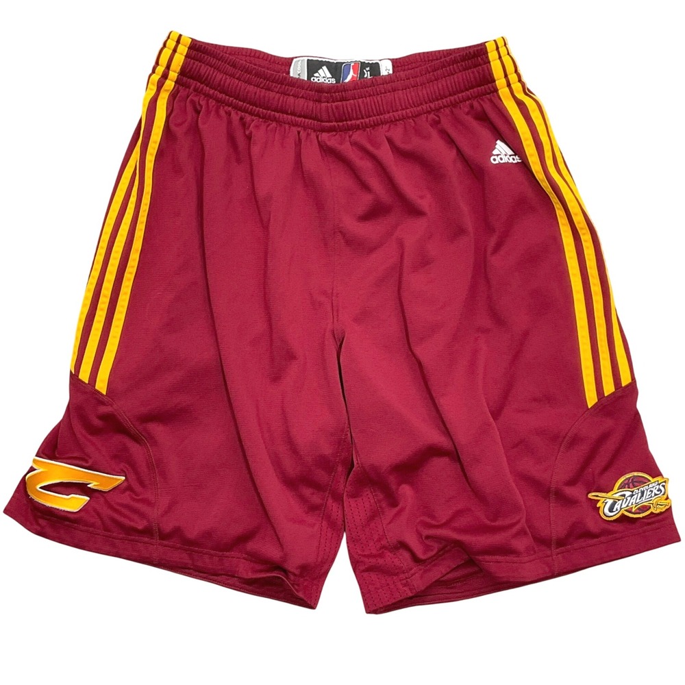 Adidas NBA Basketball‎ Shorts Men XL+2 Maroon Cleveland Cavaliers D League